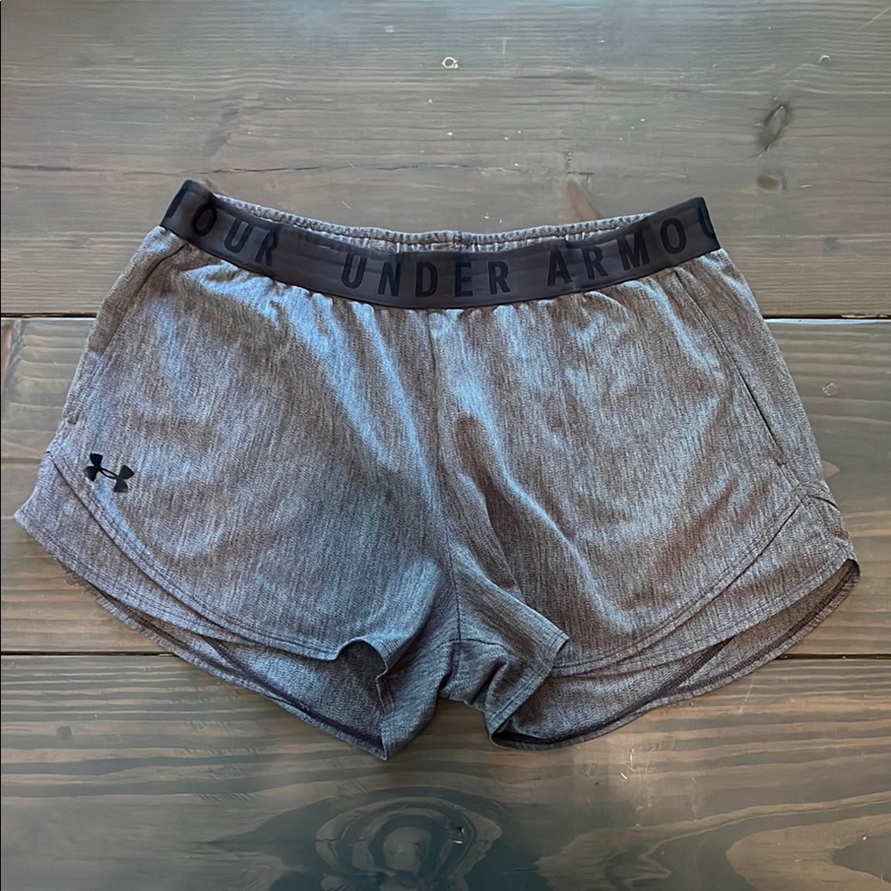 Under Armour Women's Gray Athletic Shorts